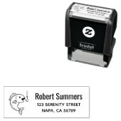 Anschrift des Fischfangs und des Fischereibetriebs Permastempel (Beispiel)