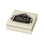 Anschrift des Gingerbread House Gummistempel (Stempel)