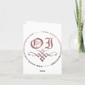 Anschrift des neuen arizona feiertagskarte (Rückseite)