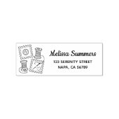 Anschrift des Rüstungsbetriebes Gummistempel (Prägung)