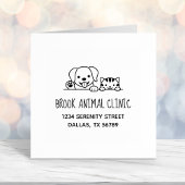 Anschrift des Tierarztes Permastempel