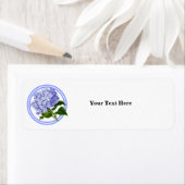 Anschrift Labels-Blue Hydrangea (Insitu)