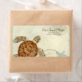 Anschrift Labels - Sea Turtle Coastal Beach (Insitu)