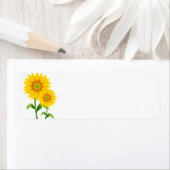 Anschrift Labels-Sunflowers (Insitu)