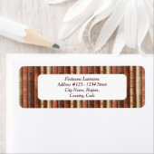 Anschrift Labels von Bibliophile (Sonnenseite) (Insitu)