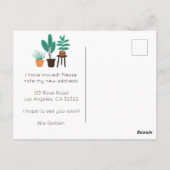 Anschrift Niedliches Wohnzimmersofa Postkarte (Rückseite)