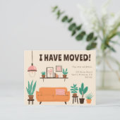 Anschrift Niedliches Wohnzimmersofa Postkarte (Stehend Vorderseite)