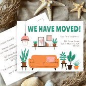 Anschrift Niedliches Wohnzimmersofa Postkarte