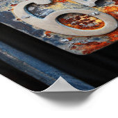 Anschrift Plaque, fünfundsechzig und einhalb Poster (Ecke)