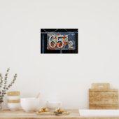 Anschrift Plaque, fünfundsechzig und einhalb Poster (Küche)