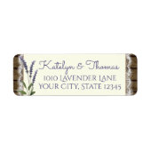 Anschrift von Spitzen- und Lavendelholz (Vorne)