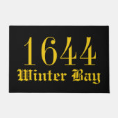 Anschrift Welcome Door Mat Fußmatte (Vorderseite)