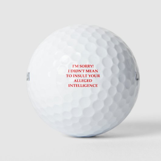 ANSCHULD GOLFBALL (Vorderseite)