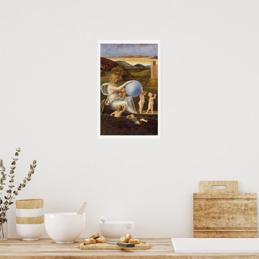 Anschuldigung, das Glück zu verändern oder Melanch Poster (Küche)