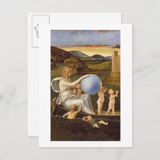 Anschuldigung, das Glück zu verändern oder Melanch Postkarte (Vorne/Hinten)