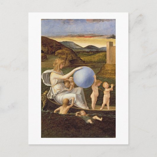 Anschuldigung, das Glück zu verändern oder Melanch Postkarte (Vorderseite)