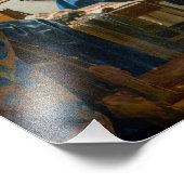 Anschuldigung der Malerei | Johannes Vermeer | Fotodruck (Ecke)