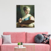 Anschuldigung der Malerei Leinwanddruck (Insitu (Wohnzimmer))