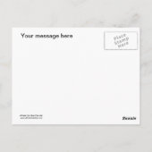 Anschuldigung der Spannungen Postkarte (Rückseite)