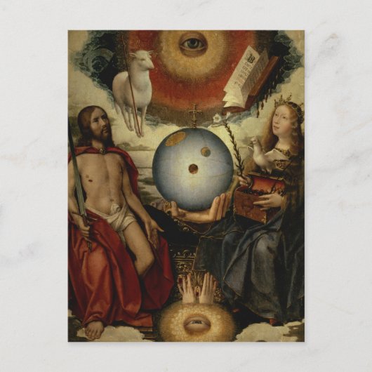 Anschuldigung des Christentums Postkarte (Vorderseite)