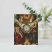Anschuldigung des Christentums Postkarte (Stehend Vorderseite)