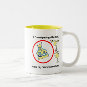Anschuldigung Neurotransmitters Tasse
