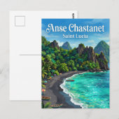 Anse Chastanet Saint Lucia Postkarte (Vorne/Hinten)