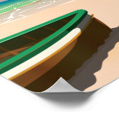 Anse Des Sables Saint Lucia Poster (Ecke)