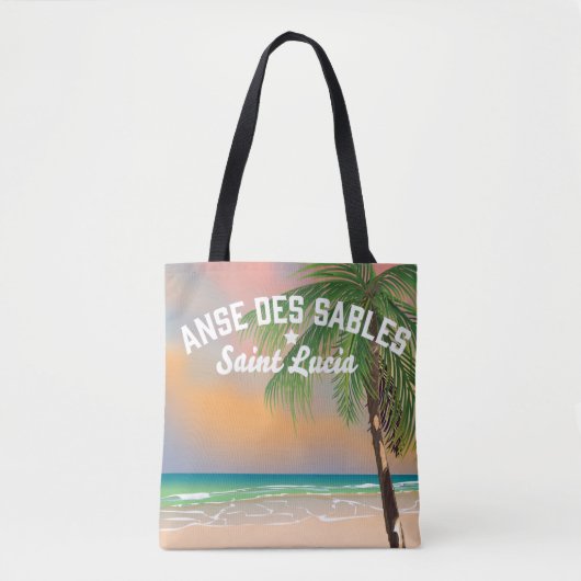 Anse Des Sables Saint Lucia Tasche (Vorderseite)