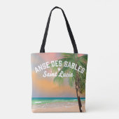 Anse Des Sables Saint Lucia Tasche (Rückseite)
