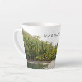 Anse Noire (Black sand beach), Martinique travel Milchtasse (Linke Ecke)