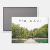 Anse Noire, Martinique Reise Magnet (Vorderseite/Rückseite)