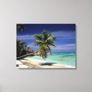 Anse Sources d'Argent Beach, La Digue Leinwanddruck