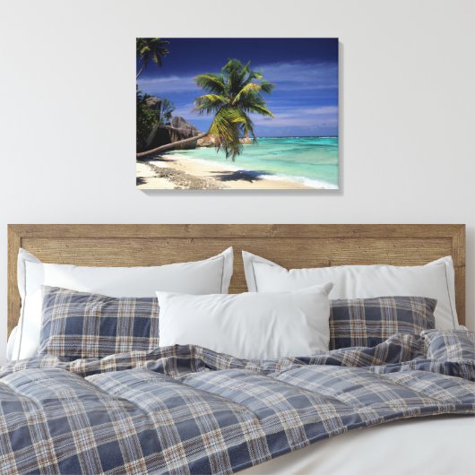 Anse Sourse d'Argent Beach, La Digue Leinwanddruck (Insitu (Schlafzimmer))