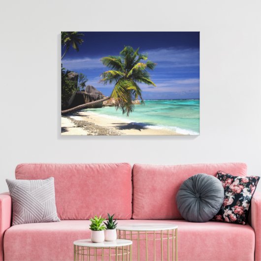 Anse Sourse d'Argent Beach, La Digue Leinwanddruck (Insitu (Wohnzimmer))