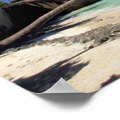 Anse Sourse d'Argent Beach, La Digue Poster (Ecke)