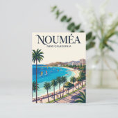 Anse Vata Neukaledonien Postkarte (Stehend Vorderseite)