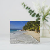 Anse Victorin Beach 2 Postkarte (Stehend Vorderseite)
