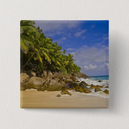 Anse Victorin Beach 4 Button (Vorderseite)