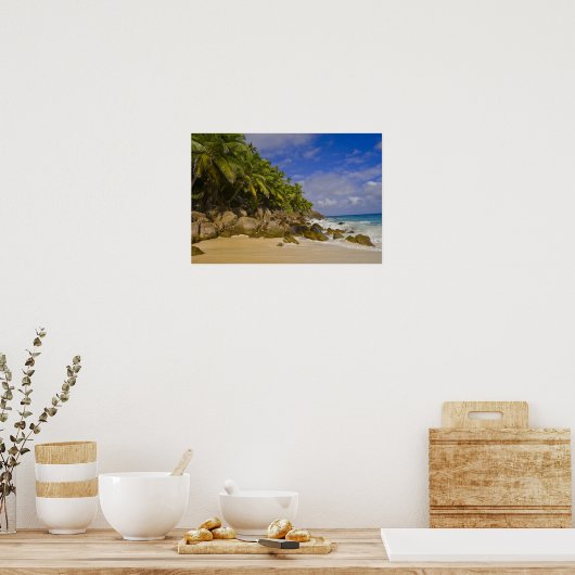 Anse Victorin Beach 4 Poster (Küche)