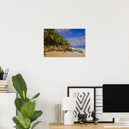 Anse Victorin Beach 4 Poster (Heimbüro)