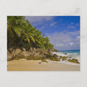 Anse Victorin Strand 4 Postkarte