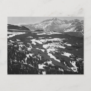 Ansel Adams - Long's Peak Rocky Mountain Postkarte