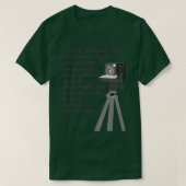 Ansel Adams quote  T-Shirt (Design vorne)