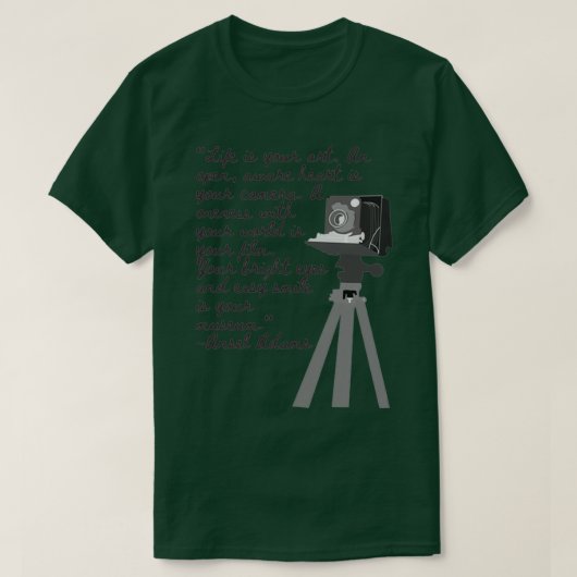 Ansel Adams quote T-Shirt (Design vorne)