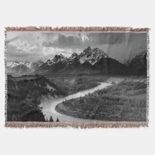 Ansel Adams Teton Snake River Decke