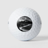 Ansel Adams The Tetons und der Schlange River 1942 Golfball (Vorderseite)