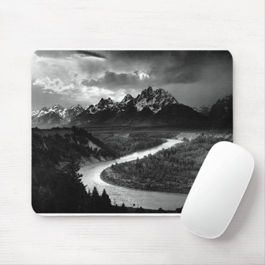 Ansel Adams The Tetons und der Schlange River 1942 Mousepad (Mit Mouse)