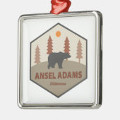 Ansel Adams Wilderness California Bear Ornament Aus Metall (Links)