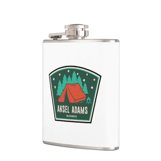 Ansel Adams Wilderness California Camping Flachmann (Links)